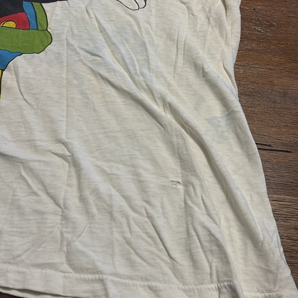 VINTAGE 1970s Walt Disney Productions Mickey and Minnie Double sided tee shirt - Picture 5 of 11